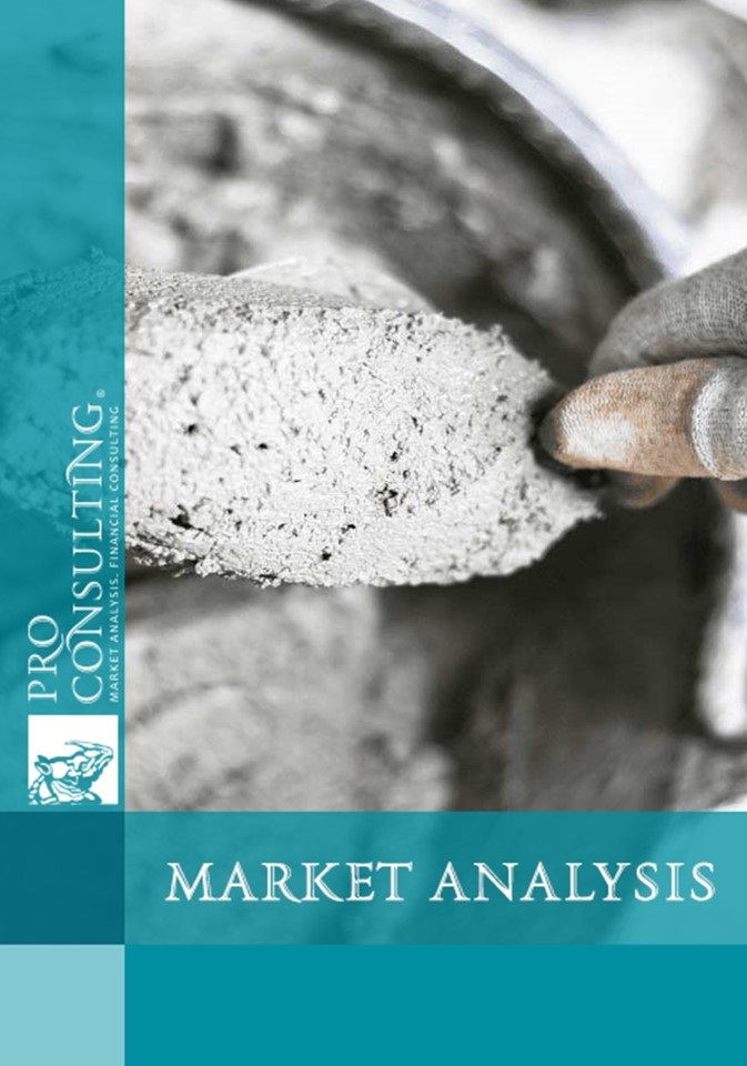 Analytical note on the dry construction mixtures market. 2021- 3Q 2023
